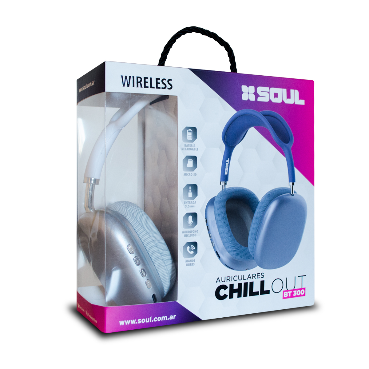 Auricular Vincha SOUL Chill Out – BT300 · Blanco