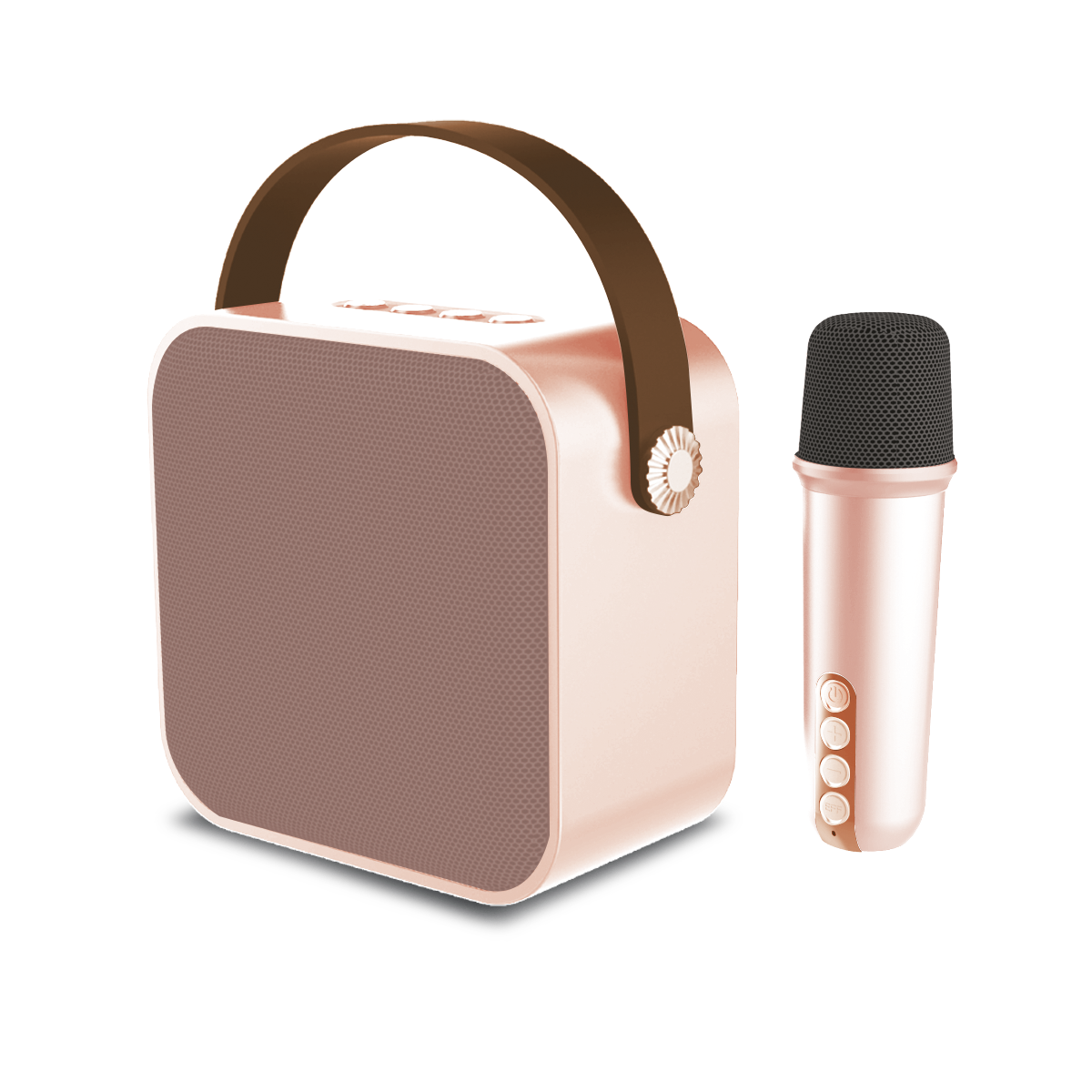 Parlante SOUL Mini Karaoke Box · Rosa