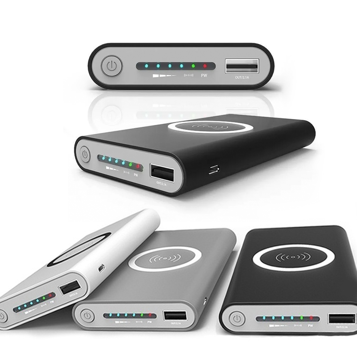 Cargador Portatil SOUL Qi 10000 mAh