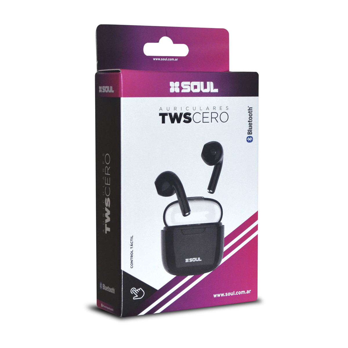 Auriculares BT SOUL TWS Cero · Celeste