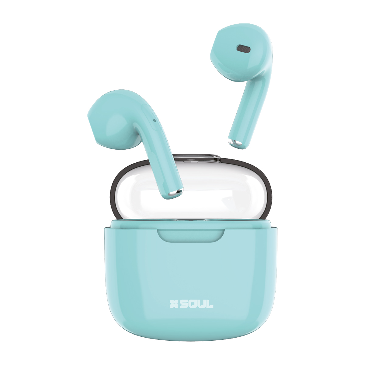 Auriculares BT SOUL TWS Cero · Celeste