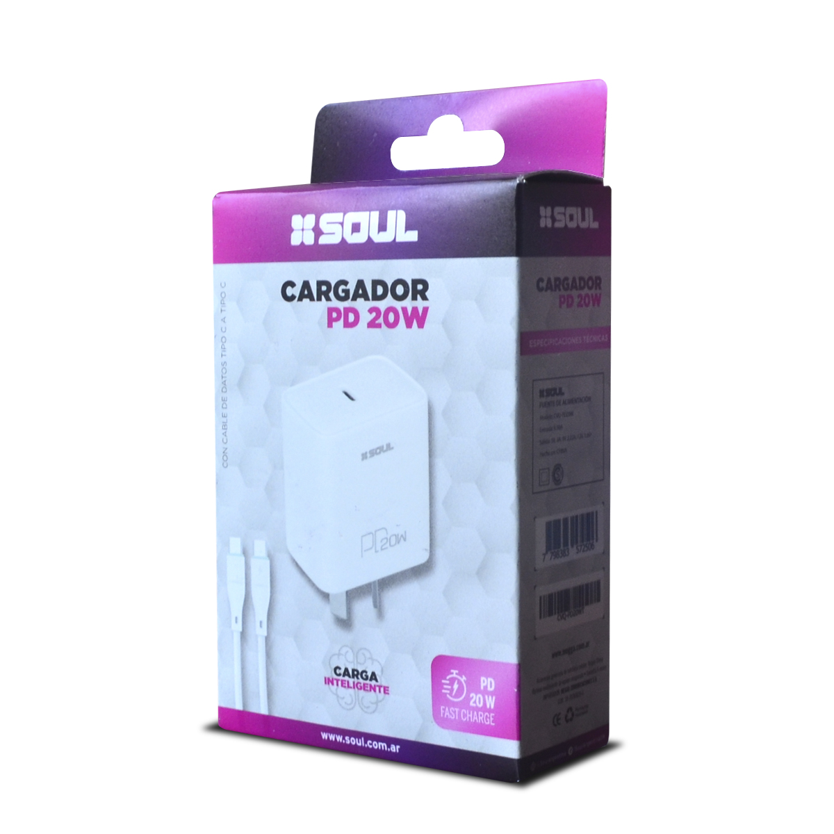 Cargador SOUL PD 20w